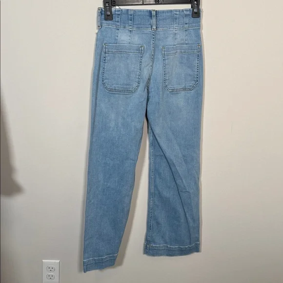 Maeve Colette Crop Wide Leg Jean in Light Wash - 28 - Picture 5 of 6